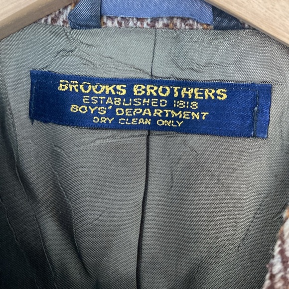 VTG 1980s tweed Brooks Bros blazer - Picture 6 of 7